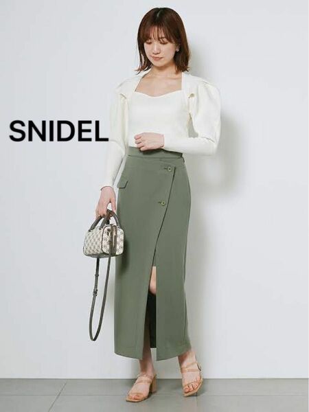 SNIDEL / 2WAYラップスカショ