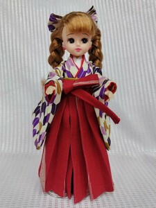 リカちゃん 人形 手作り服セット ハンドメイド 着せ替え人形 着物 袴