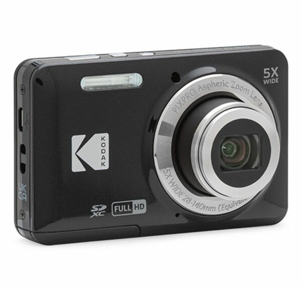 KODAK（コダック） コンパクトデジタルカメラ FZ55BK ブラック