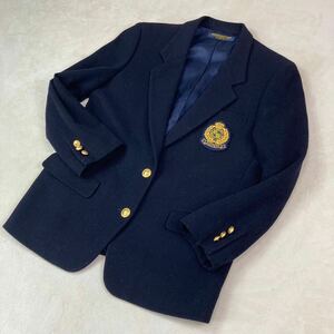 rare Brooks Brothers navy blue blur badge gold button M cashmere . tailored jacket dark gray black blaser 