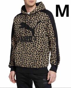  прекрасный товар PUMA Puma Parker Leopard рисунок M Wild Pack леопардовая расцветка тянуть over тренировочный футболка мужской женский 
