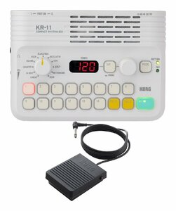  быстрое решение * новый товар * бесплатная доставка KORG KR-11+PS-3 compact ритм box / оригинальный педаль переключатель /PS-3 есть Don ka matic 