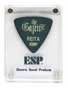 即決◆新品◆送料無料ESP PA-GR10-20th + PM-SD-E / the GazettE REITA ピック + アクリル ピックスタンド セット/メール便