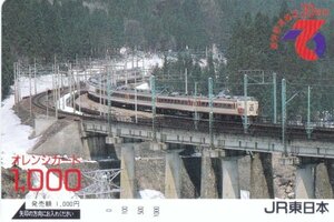 183系上越線　JR東日本フリーオレンジカード
