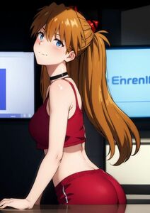 AA125 アスカ ラングレー asuka あすか エヴァンゲリオン EVA アニメ 同人 美少女 イラスト A4 ポスター 高画質 光沢紙 6色刷