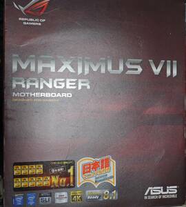 【動作確認済】ASUS ROG MAXIMUS VII RANGER LGA1150 Z97 ATX マザーボード IOパネル付属 パッケージ 付属品あり