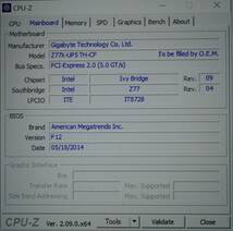 【動作確認済】GIGABYTE GA-Z77X-UP5 TH LGA1155 ATXマザーボード IOパネル付属_画像6