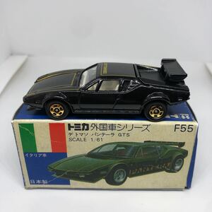 トミカ　日本製　青箱　F55 デトマソ　パンテーラ　GTS 当時物　絶版　②