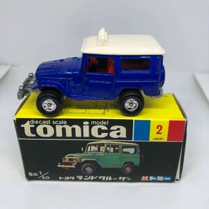  Tomica made in Japan black box 2 Toyota Land Cruiser that time thing out of print height island shop special order 