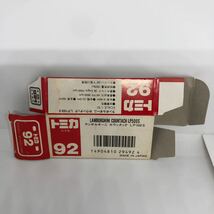 トミカ　日本製　赤箱　空箱　92 ランボルギーニ　カウンタック　LP500S 当時物　絶版_画像2