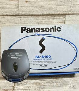 *[240530-3MA][ present condition / operation goods ]{CD recorder }Panasonic/ Panasonic /SL-S190/MASH/ Kobunsha /50 anniversary commemoration / unused?/ beautiful goods 
