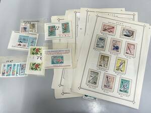 *[240509-5MA][ present condition goods ]{ stamp } foreign / Korea / commemorative stamp / unused / cardboard attaching 