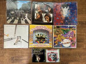  ★[240521-2MA]【現状品】《レコード》まとめ/8枚/LP/EP/ビートルズ/magical mystery tour/ポールマッカートニー/LET IT BE/他