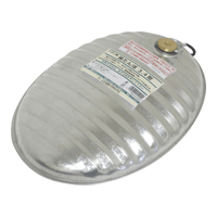**[ earth . metal ] corrugated galvanised iron hot-water bottle 3.4L { health heating } energy conservation . economic 