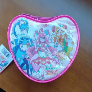 デリシャスパーティプリキュア ハート形ショルダーバッグ　未使用 