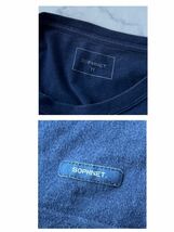 9977 SOPHNET ソフネット 日本製 L/S AUTHENTIC LOGO TEE 長袖 Tシャツ ロンT カットソー ロゴ プリント ネイビー 紺 メンズ M!!_画像10