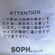 9977 SOPHNET ソフネット 日本製 L/S AUTHENTIC LOGO TEE 長袖 Tシャツ ロンT カットソー ロゴ プリント ネイビー 紺 メンズ M!!_画像7