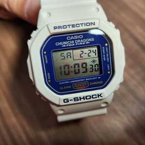 カシオ Gショック 中日ドラゴンズ 立浪和義 引退記念モデル メンズ DW-5600VT 時計 CASIO G-SHOCK 稼動品の画像6