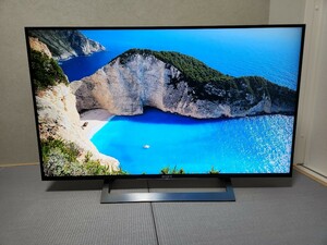 SONY ソニー 4K対応 ブラビア 43インチ 液晶テレビ KJ-43X8300D 2017年製 リモコン付き Android TV