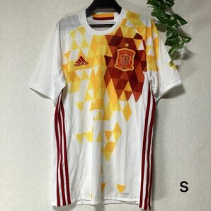 新品未使用　adidas スペイン代表　ユニフォーム　シャツ　sizeS