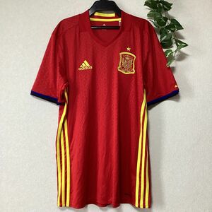 新品未使用　adidas スペイン代表　ユニフォーム　シャツ　sizeL