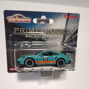 マジョレットミニカー PRIME MODEL RACING EDITION 5 PORSCHE 911 GT3 ポルシェ 911 GT3 ターコイズブルー&オレンジライン未開封