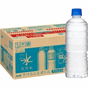  Asahi drink PET600ml×24ps.@ label less bottle natural water .... water 5