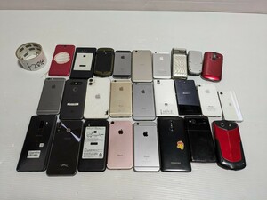 Galaxy iPhone Xperia スマホ Apple 携帯電話 ガラケー Android 本体 まとめ売り　25個　