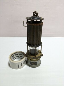 本田電機 炭坑 オイルランタン カンテラ HONDA DENKI FLAME SAFETY LAMP HONDA TYPE NO.1 アンティーク レトロ 1961年製品 