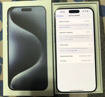 iPhone 15Pro Max SIMフリー 256GB チタンブルー_画像5