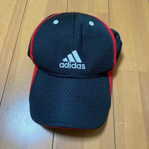 アディダス adidas キッズ 帽子 メッシュ ブラック フリーサイズ 54〜57cm