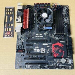 MSI A88X-G45 GAMING SOCKET FM2+/FM2 ATX マザーボード + AMD A10-7800 Series AD785KXBI44JA CPU クーラー セット