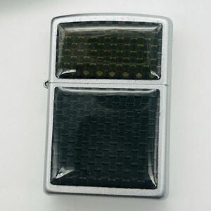 ZIPPO カーボン調 ジッポー 2001年製 ジッポ オイルライター 中古 着火OK