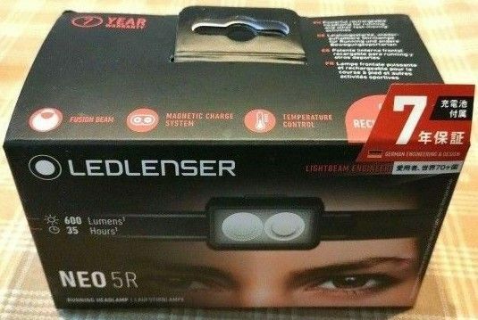 【新品】LEDLENSER NEO5R ヘッドライト　600ルーメン　ブラック