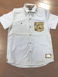 ビーワンソウル　B ONE SOUL 前開き　シャツ　 半袖　M