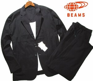  new goods spring summer M V Beams BEAMS HEART V light suit summer suit Roo z Fit tailored jacket pants setup men's black 