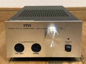 即決/送無 STAX スタックス SRM-1 MKⅡ/PRO 入魂の一作 プロバイアス対応=最初のドライバー A級動作/バランス増幅/DCアンプ/非磁性体シャシ