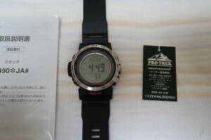 【送料無料】 国内正規品 CASIO カシオ PRO TREK プロトレック Climber Line PRW-35-1AJF 腕時計 ブラック 美品