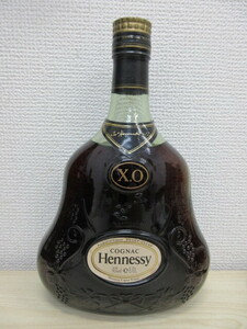 ☆未開栓古酒☆　Jas Hennessy XO 　ジャズヘネシー　金キャップ　グリーンボトル　コニャック700ml 40%　沈殿物あり　　＃37159