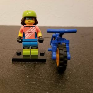  Lego LEGO mini figure series 19 mountain Biker 