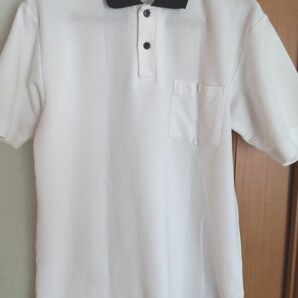日本製 SUMMY 半袖 白ポロシャツ カノコ 