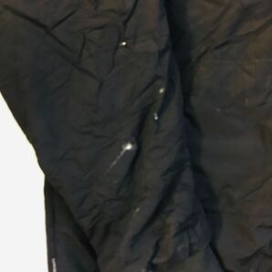 ビッグサイズ アンブロ UMBRO US XL 裏フリース ナイロン 中綿ジャケット 中綿パーカー ブラックの画像5