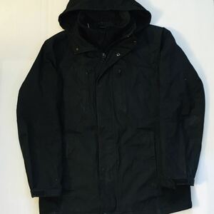  Calvin * Klein Calvin Klein S fake Layered cotton inside hood jacket black 