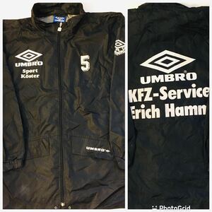  Umbro UMBRO L nylon jacket window Bray car coach jacket black 