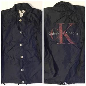 カルバン・クラインジーンズ　Calvin Klein Jeans M ナイロンジャケット　ウインドブレイカー　ブラック