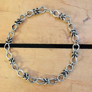  chain necklace 42 centimeter gunmetal 