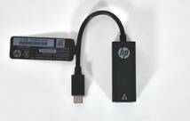 HP USB-C TO RJ45 Adapter/RTL8153-03/HP Type-C TO RJ45 LAN変換器/中古品_画像2