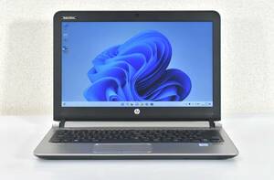 HP ProBook 430 G3/Core i3-6100U/メモリ8G/SSD 128G + HDD 500G /カメラ/13.3インチ/Windows 11 /中古ノートパソコン