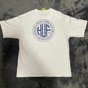 大人気！ HUF ハフ　20周年記念 Tシャツ ホワイト プリント 半袖 白