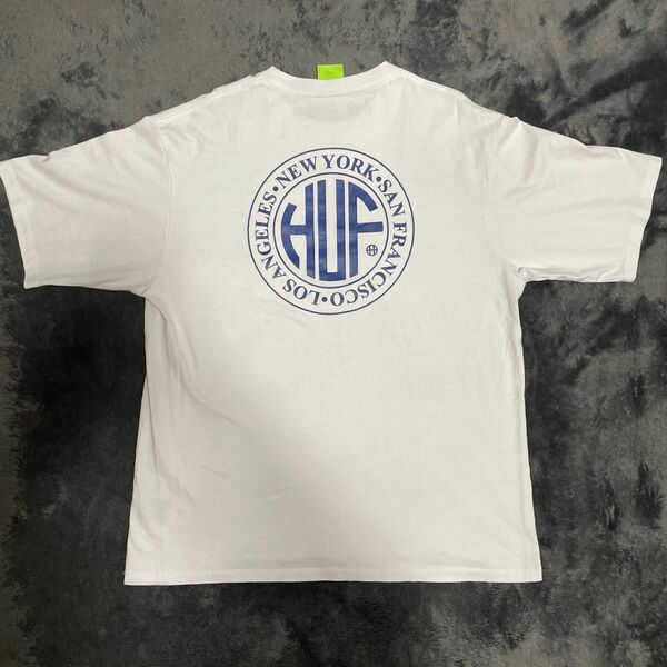 大人気！ HUF ハフ　20周年記念 Tシャツ ホワイト プリント 半袖 白